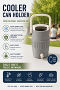 Cooler Can Holder 12oz *OpenFlow Lid*