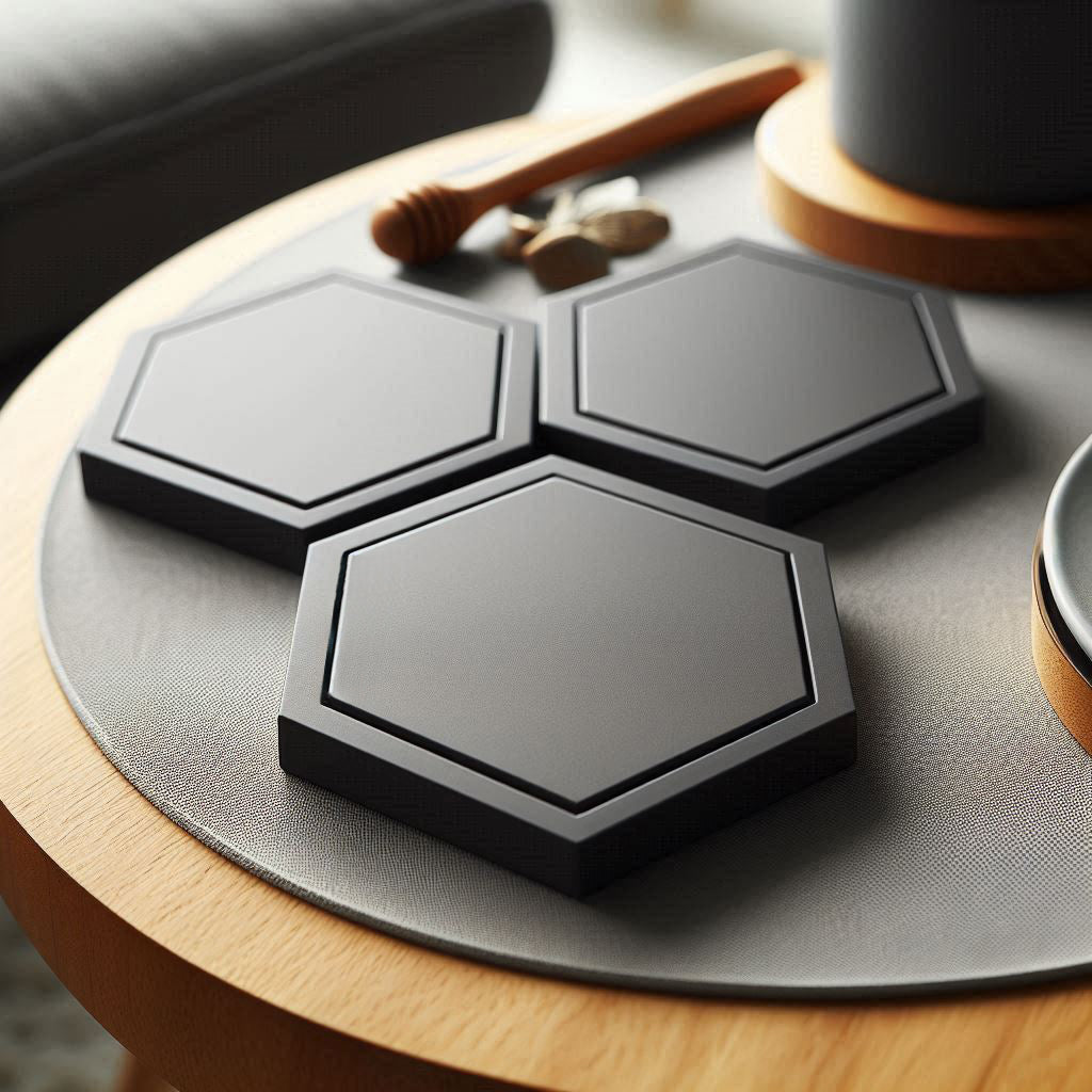 Hexagonal Design Coasters *Pack Of 4*