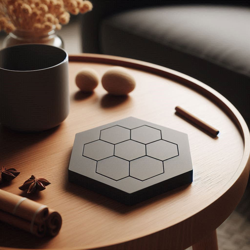 Minimalist Hexagonal Coasters *Pack Of4*