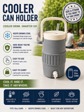 Cooler Can Holder 12oz *With Straw Lid*